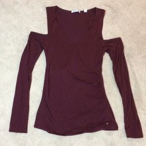 Abercrombie & Fitch Cold Shoulder Top